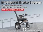 Foldable All-Terrain Electric Motorized Wheelchair