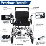 All-Terrain Foldable Electric Wheelchair for Adults