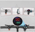 SAMEBIKE Electric Scooter for Adults, 36V 7.8AH Removable Battery Electric Scooters With Saddle, 14’ Aluminium Wheels, with basket and Mobile Phone Holder