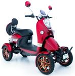 Red Electric Mobility Scooter 60V 800W