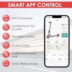 Folding Electric Scooter with Powerful Motor and App Control