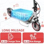 Folding Electric Scooter with Powerful Motor and App Control