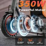 Adult Electric Scooter with Seat, 25KM/H Speed