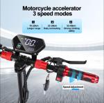 Compact Foldable Electric Scooter with Seat - 48V 15Ah