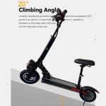 Compact Foldable Electric Scooter with Seat - 48V 15Ah