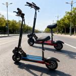 Foldable 48V Electric Scooter with Seat, Off-Road