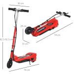 Foldable Electric Scooter for Kids, Ages 7-14, Adjustable Height