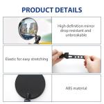 2 Pack 360° Adjustable Bike Mirrors for Scooters
