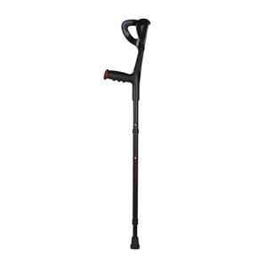 VISIONU Lightweight Adjustable Foldable Crutch - Black