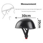 Vintage Open Face Motorcycle Helmet - XL Size