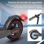 Electric Scooters for Adults, 8.5Inch Electric Scooter, 3 Speed Mode, Foldable Electric Scooters with App, 20-30km Range, Double Braking Escooter, Adult Electric Scooter for Teens 350W 25km/h Scooter