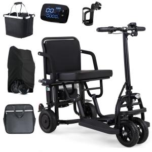 Lightweight 4-Wheel Mobility Scooter for Adults