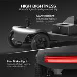 2026 Portable Mobility Scooter with LED Headlight