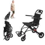 Lightweight Portable Folding Wheelchair for Travel