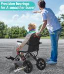 Broobey 10kg Lightweight Portable Folding Wheelchair