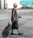 Broobey 10kg Lightweight Portable Folding Wheelchair