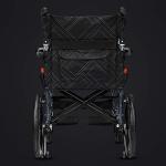 Lightweight Magnesium Alloy Portable Wheelchair with Handbrakes