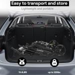 Ultra-Lightweight Folding Travel Wheelchair with Handle