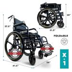 ComfyGO X-1 Ultra Light All Terrain Wheelchair