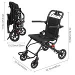 Lightweight Portable Folding Wheelchair for Travel