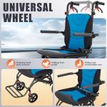 Lightweight Foldable Transport Chair for Adults