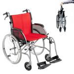 FeatherMobility Lightweight Folding Wheelchair with Cushion