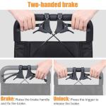 Somerway Portable Folding Wheelchair for Adults