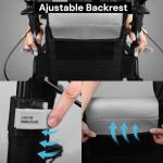 Ultra-Lightweight Folding Travel Wheelchair with Handle