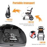 Somerway Portable Folding Wheelchair for Adults