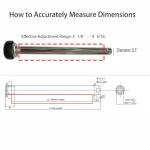 Big Round Black Button Quick Release Axles for Wheelchairs