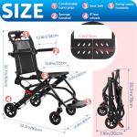Portable Folding Wheelchair for Easy Travel