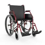 Foldable Transport Wheelchair for Adults, 300 lbs Support
