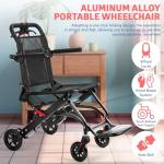 Portable Folding Wheelchair for Easy Travel
