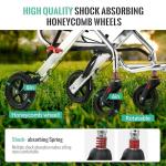 Lightweight Foldable Transport Wheelchair for Seniors