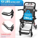 Portable Folding Wheelchair for Easy Travel