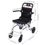 Lightweight Portable Transfer Wheelchair - Easy Travel