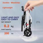 Lightweight Portable Transfer Wheelchair - Easy Travel
