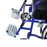 Folding Wheelchair Scooter with Adjustable Footrests