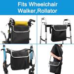 Waterproof Storage Bag for Wheelchairs and Walkers