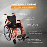 Ziggo Kids Lightweight Manual Wheelchair with Safety Belt