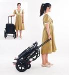 Lightweight Foldable Electric Wheelchair with Shock Absorbers