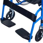 Lightweight Folding Wheelchair with 24 Inch Mag Wheels