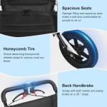 Folding Lightweight Transport Wheelchair for Adults