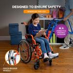 Ziggo Kids Lightweight Manual Wheelchair with Safety Belt