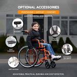 Ziggo Kids Lightweight Manual Wheelchair with Safety Belt