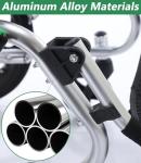 Lightweight Foldable Manual Wheelchair for Adults