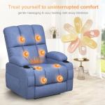 Cozy Electric Recliner Chair with Massage & Heat
