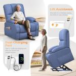 Cozy Electric Recliner Chair with Massage & Heat