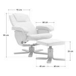 Electric Scooter with Comfortable Reclining Seat