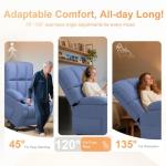 Cozy Electric Recliner Chair with Massage & Heat